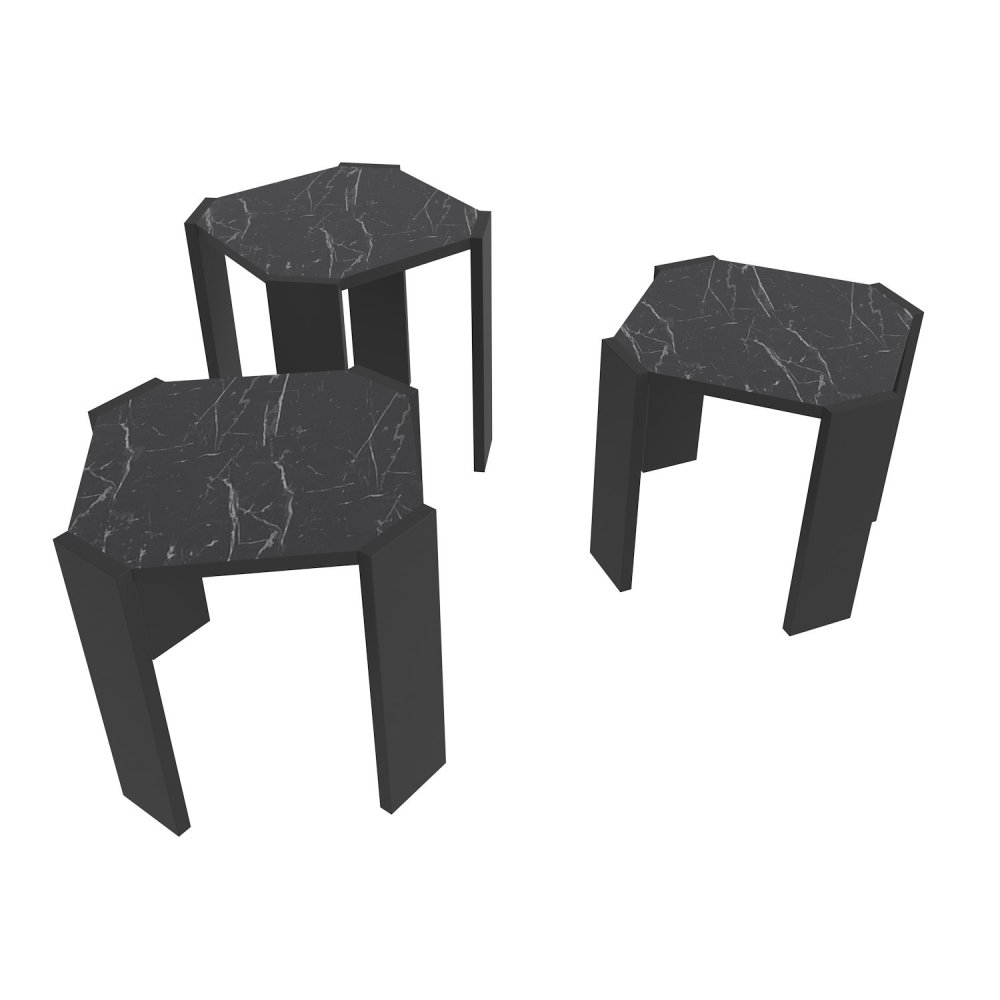 Proizvodi - 264188 hanah home sto za dnevnu sobu lori black marble 7 -